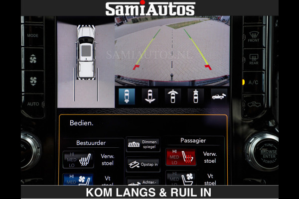Dodge Ram LONGHORN | WIDE BODY | 5.7 V8 | BREDE WIELEN | BOM VOL | HUD | BRUIN LEDER | LUCHTVERING | PANODAK | RONDOM CAMERA | OPEN UITLAA DUBBELE CABINE | 5 PERSOONS | CREW CAB DC | SPECIAL ONE | DEALER ONDERHOUDEN | Eerste eigenaar |