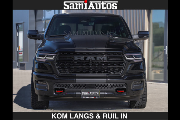 Dodge Ram De Meest Luxe en Volle Pick-Up in zijn Klasse | Limited H.O 540HP 706Nm | Massage + Full Option | Comfortabele Dubbele Cabine met Royale 5 Zitplaatsen | BPM vrij | Nu Leverbaar uit Voorraad | Voorraad Nr 2304 - 8540 | De specialist in Amerikaanse pick‑ups in Nederland en Europa.
