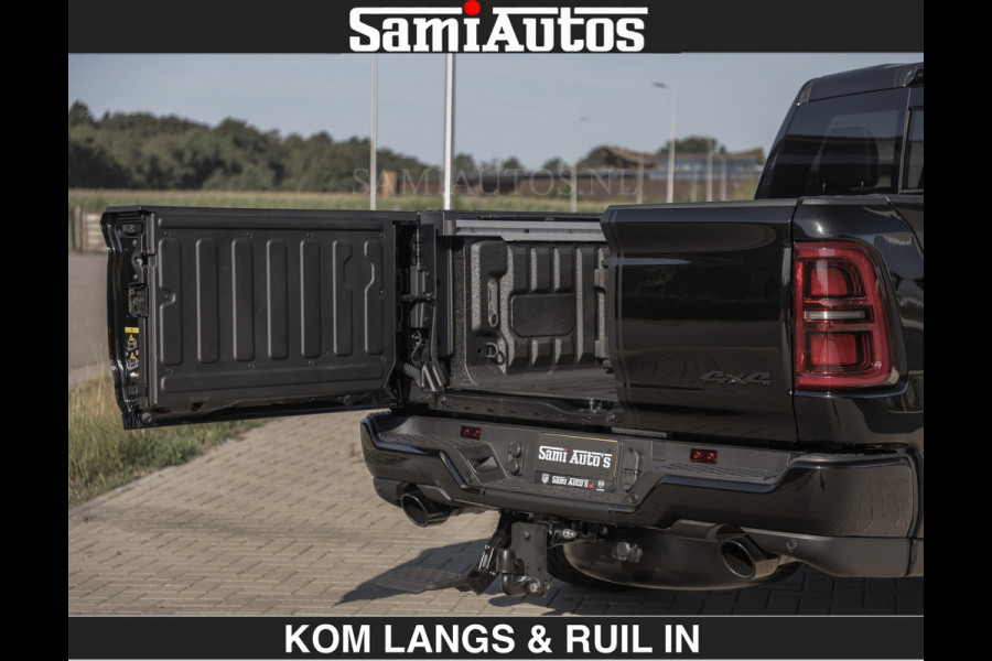 Dodge Ram De Meest Luxe en Volle Pick-Up in zijn Klasse | Limited H.O 540HP 706Nm | Massage + Full Option | Comfortabele Dubbele Cabine met Royale 5 Zitplaatsen | BPM vrij | Nu Leverbaar uit Voorraad | Voorraad Nr 2304 - 8540 | De specialist in Amerikaanse pick‑ups in Nederland en Europa.