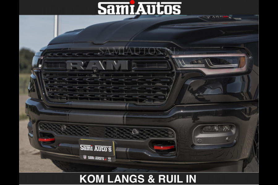 Dodge Ram De Meest Luxe en Volle Pick-Up in zijn Klasse | Limited H.O 540HP 706Nm | Massage + Full Option | Comfortabele Dubbele Cabine met Royale 5 Zitplaatsen | BPM vrij | Nu Leverbaar uit Voorraad | Voorraad Nr 2304 - 8540 | De specialist in Amerikaanse pick‑ups in Nederland en Europa.