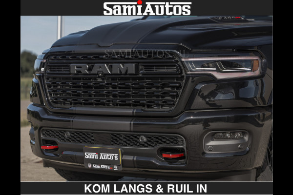 Dodge Ram De Meest Luxe en Volle Pick-Up in zijn Klasse | Limited H.O 540HP 706Nm | Massage + Full Option | Comfortabele Dubbele Cabine met Royale 5 Zitplaatsen | BPM vrij | Nu Leverbaar uit Voorraad | Voorraad Nr 2304 - 8540 | De specialist in Amerikaanse pick‑ups in Nederland en Europa.