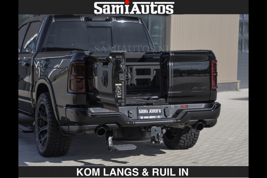 Dodge Ram De Meest Luxe en Volle Pick-Up in zijn Klasse | Limited H.O 540HP 706Nm | Massage + Full Option | Comfortabele Dubbele Cabine met Royale 5 Zitplaatsen | BPM vrij | Nu Leverbaar uit Voorraad | Voorraad Nr 2304 - 8540 | De specialist in Amerikaanse pick‑ups in Nederland en Europa.
