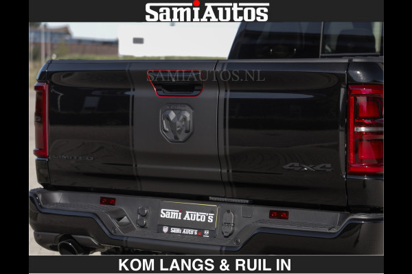 Dodge Ram De Meest Luxe en Volle Pick-Up in zijn Klasse | Limited H.O 540HP 706Nm | Massage + Full Option | Comfortabele Dubbele Cabine met Royale 5 Zitplaatsen | BPM vrij | Nu Leverbaar uit Voorraad | Voorraad Nr 2304 - 8540 | De specialist in Amerikaanse pick‑ups in Nederland en Europa.