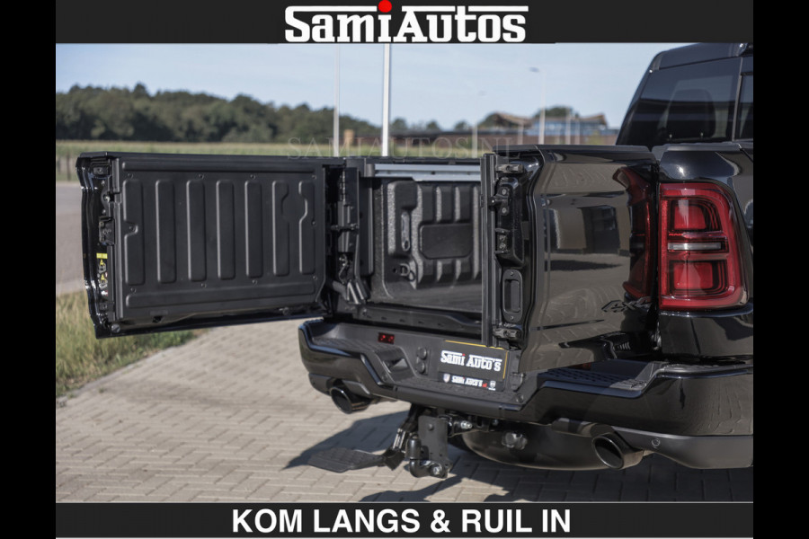 Dodge Ram De Meest Luxe en Volle Pick-Up in zijn Klasse | Limited H.O 540HP 706Nm | Massage + Full Option | Comfortabele Dubbele Cabine met Royale 5 Zitplaatsen | BPM vrij | Nu Leverbaar uit Voorraad | Voorraad Nr 2304 - 8540 | De specialist in Amerikaanse pick‑ups in Nederland en Europa.