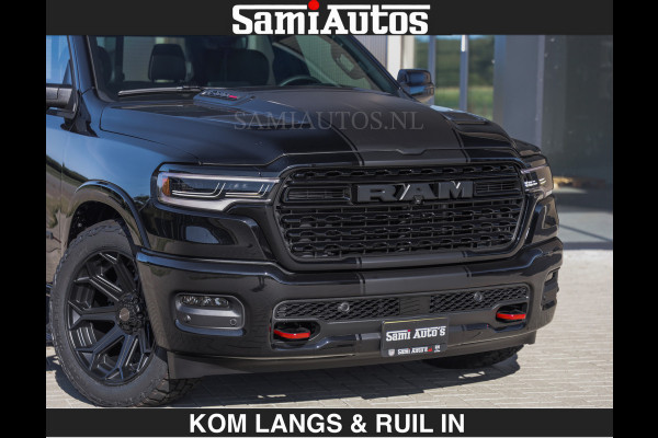 Dodge Ram De Meest Luxe en Volle Pick-Up in zijn Klasse | Limited H.O 540HP 706Nm | Massage + Full Option | Comfortabele Dubbele Cabine met Royale 5 Zitplaatsen | BPM vrij | Nu Leverbaar uit Voorraad | Voorraad Nr 2304 - 8540 | De specialist in Amerikaanse pick‑ups in Nederland en Europa.