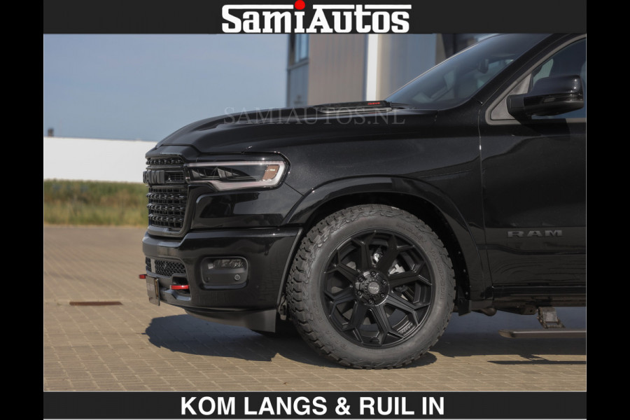 Dodge Ram De Meest Luxe en Volle Pick-Up in zijn Klasse | Limited H.O 540HP 706Nm | Massage + Full Option | Comfortabele Dubbele Cabine met Royale 5 Zitplaatsen | BPM vrij | Nu Leverbaar uit Voorraad | Voorraad Nr 2304 - 8540 | De specialist in Amerikaanse pick‑ups in Nederland en Europa.