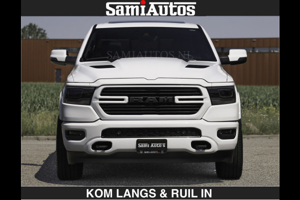 Dodge Ram SPORT V8 5.7 402PK | Krachtige Hemi | Panorama Dak | 12' Scherm Comfortabele Dubbele Cabine met Royale 5 Zitplaatsen | NIEUW EN BPM vrij | Nu Leverbaar uit Voorraad | Nr 2529 - 1277 | De specialist in Amerikaanse pick‑ups in Nederland en Europa.