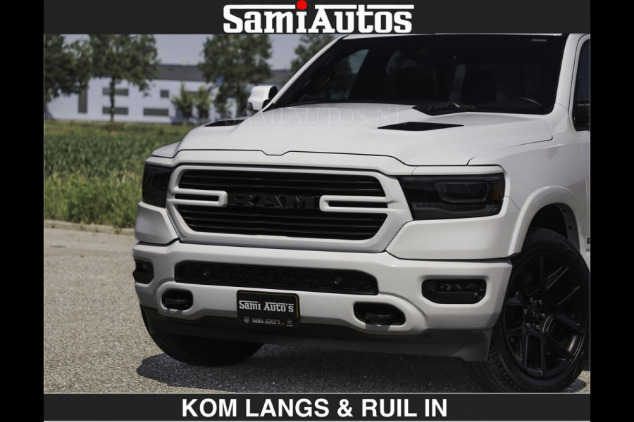 Dodge Ram SPORT V8 5.7 402PK | Krachtige Hemi | Panorama Dak | 12' Scherm Comfortabele Dubbele Cabine met Royale 5 Zitplaatsen | NIEUW EN BPM vrij | Nu Leverbaar uit Voorraad | Nr 2529 - 1277 | De specialist in Amerikaanse pick‑ups in Nederland en Europa.