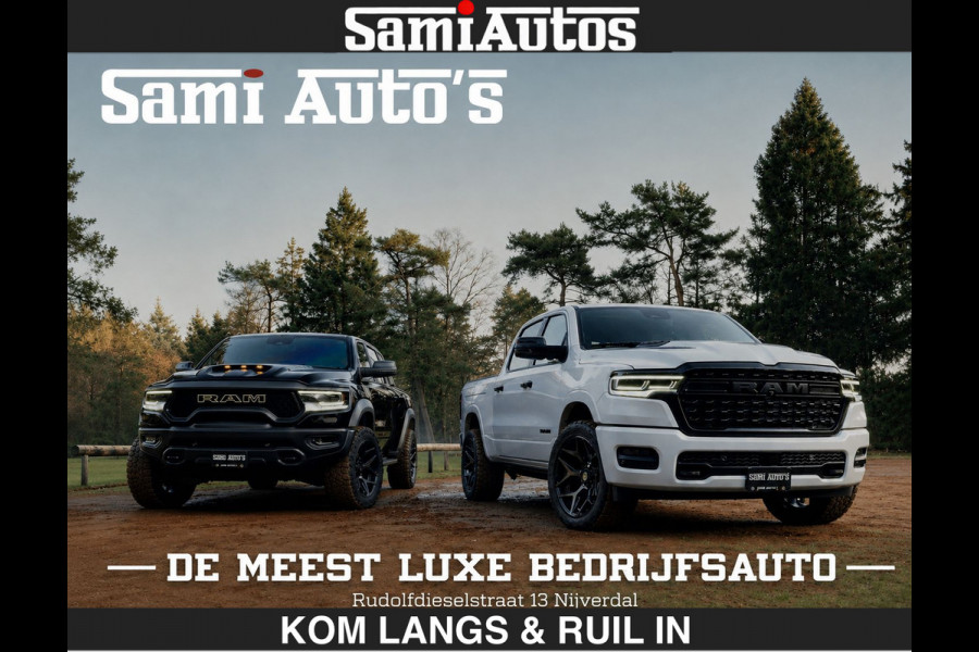 Dodge Ram SPORT V8 5.7 402PK | Krachtige Hemi | Panorama Dak | 12' Scherm Comfortabele Dubbele Cabine met Royale 5 Zitplaatsen | NIEUW EN BPM vrij | Nu Leverbaar uit Voorraad | Nr 2529 - 1277 | De specialist in Amerikaanse pick‑ups in Nederland en Europa.