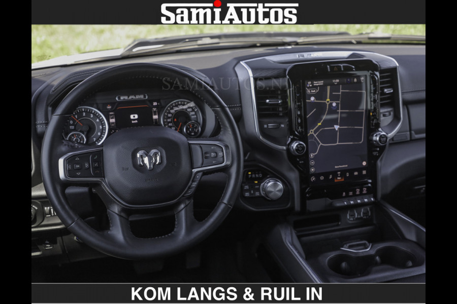 Dodge Ram SPORT V8 5.7 402PK | Krachtige Hemi | Panorama Dak | 12' Scherm Comfortabele Dubbele Cabine met Royale 5 Zitplaatsen | NIEUW EN BPM vrij | Nu Leverbaar uit Voorraad | Nr 2529 - 1277 | De specialist in Amerikaanse pick‑ups in Nederland en Europa.