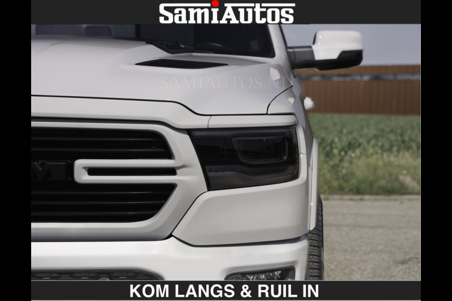 Dodge Ram SPORT V8 5.7 402PK | Krachtige Hemi | Panorama Dak | 12' Scherm Comfortabele Dubbele Cabine met Royale 5 Zitplaatsen | NIEUW EN BPM vrij | Nu Leverbaar uit Voorraad | Nr 2529 - 1277 | De specialist in Amerikaanse pick‑ups in Nederland en Europa.