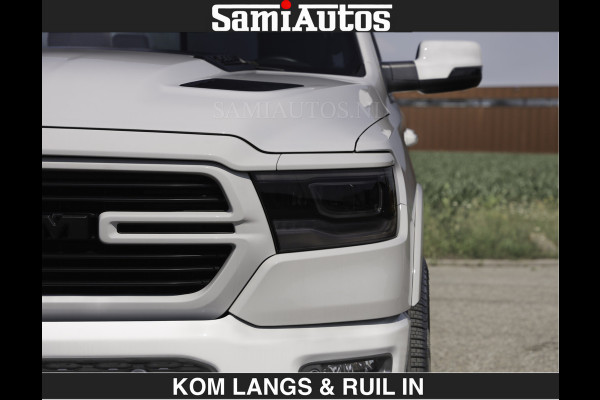 Dodge Ram SPORT V8 5.7 402PK | Krachtige Hemi | Panorama Dak | 12' Scherm Comfortabele Dubbele Cabine met Royale 5 Zitplaatsen | NIEUW EN BPM vrij | Nu Leverbaar uit Voorraad | Nr 2529 - 1277 | De specialist in Amerikaanse pick‑ups in Nederland en Europa.