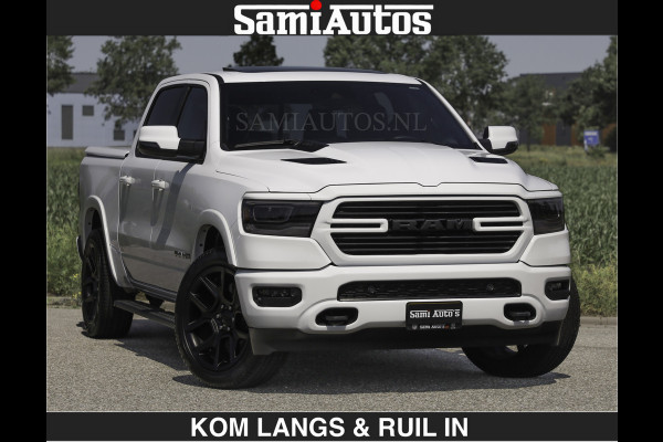 Dodge Ram SPORT V8 5.7 402PK | Krachtige Hemi | Panorama Dak | 12' Scherm Comfortabele Dubbele Cabine met Royale 5 Zitplaatsen | NIEUW EN BPM vrij | Nu Leverbaar uit Voorraad | Nr 2529 - 1277 | De specialist in Amerikaanse pick‑ups in Nederland en Europa.