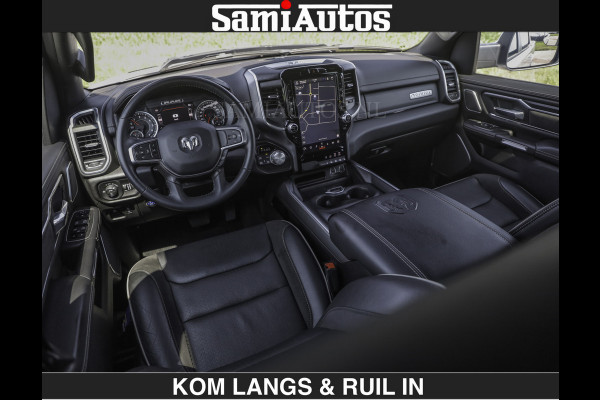 Dodge Ram SPORT V8 5.7 402PK | Krachtige Hemi | Panorama Dak | 12' Scherm Comfortabele Dubbele Cabine met Royale 5 Zitplaatsen | NIEUW EN BPM vrij | Nu Leverbaar uit Voorraad | Nr 2529 - 1277 | De specialist in Amerikaanse pick‑ups in Nederland en Europa.