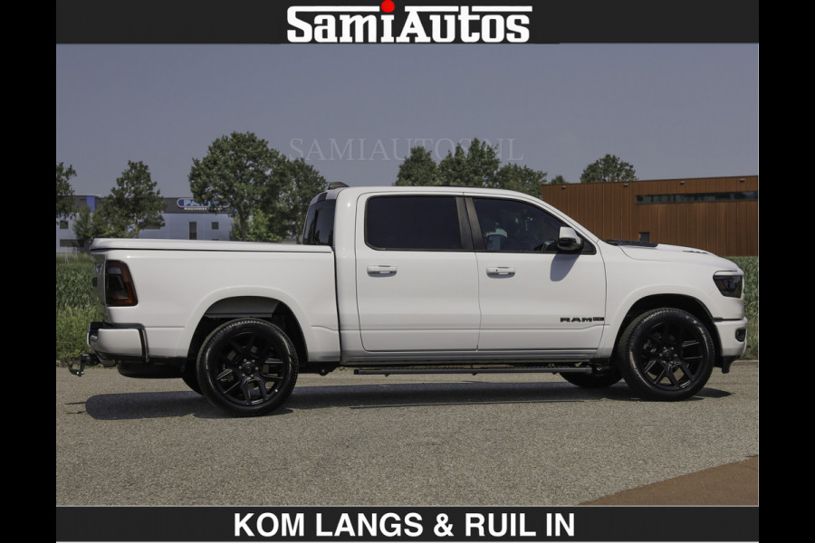 Dodge Ram SPORT V8 5.7 402PK | Krachtige Hemi | Panorama Dak | 12' Scherm Comfortabele Dubbele Cabine met Royale 5 Zitplaatsen | NIEUW EN BPM vrij | Nu Leverbaar uit Voorraad | Nr 2529 - 1277 | De specialist in Amerikaanse pick‑ups in Nederland en Europa.