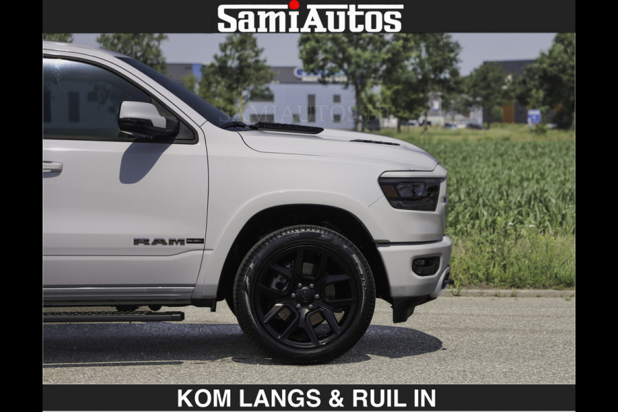 Dodge Ram SPORT V8 5.7 402PK | Krachtige Hemi | Panorama Dak | 12' Scherm Comfortabele Dubbele Cabine met Royale 5 Zitplaatsen | NIEUW EN BPM vrij | Nu Leverbaar uit Voorraad | Nr 2529 - 1277 | De specialist in Amerikaanse pick‑ups in Nederland en Europa.