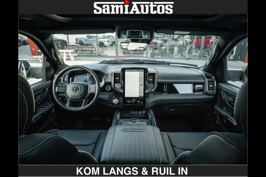 Dodge Ram Limited 540 PK De Meest Luxe en Volle Pick-Up in zijn Klasse | Massage + Full Option | Comfortabele Dubbele Cabine met Royale 5 Zitplaatsen | BPM vrij | Nu Leverbaar uit Voorraad | Voorraad Nr 2351 - 7478 | De specialist in Amerikaanse pick‑ups in Nederland en Europa.