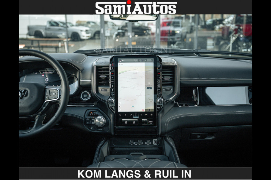 Dodge Ram Limited 540 PK De Meest Luxe en Volle Pick-Up in zijn Klasse | Massage + Full Option | Comfortabele Dubbele Cabine met Royale 5 Zitplaatsen | BPM vrij | Nu Leverbaar uit Voorraad | Voorraad Nr 2351 - 7478 | De specialist in Amerikaanse pick‑ups in Nederland en Europa.