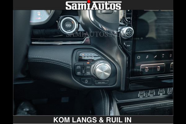 Dodge Ram Limited 540 PK De Meest Luxe en Volle Pick-Up in zijn Klasse | Massage + Full Option | Comfortabele Dubbele Cabine met Royale 5 Zitplaatsen | BPM vrij | Nu Leverbaar uit Voorraad | Voorraad Nr 2351 - 7478 | De specialist in Amerikaanse pick‑ups in Nederland en Europa.
