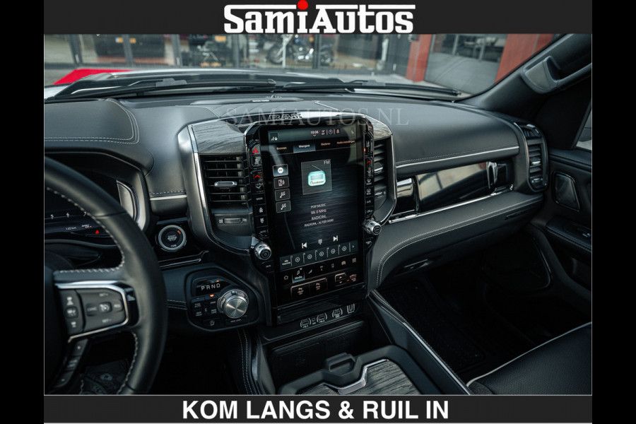 Dodge Ram Limited 540 PK De Meest Luxe en Volle Pick-Up in zijn Klasse | Massage + Full Option | Comfortabele Dubbele Cabine met Royale 5 Zitplaatsen | BPM vrij | Nu Leverbaar uit Voorraad | Voorraad Nr 2351 - 7478 | De specialist in Amerikaanse pick‑ups in Nederland en Europa.