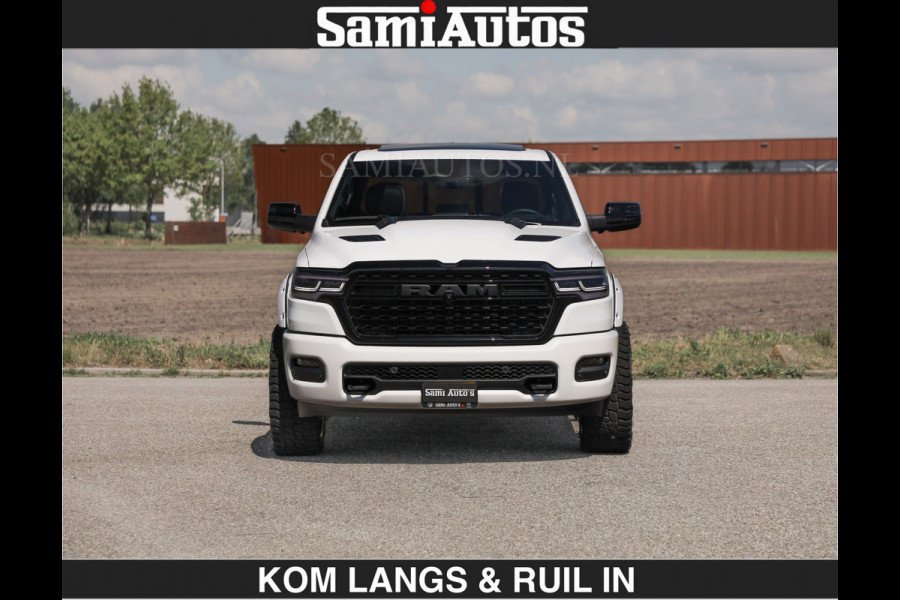 Dodge Ram Limited 540 PK De Meest Luxe en Volle Pick-Up in zijn Klasse | Massage + Full Option | Comfortabele Dubbele Cabine met Royale 5 Zitplaatsen | BPM vrij | Nu Leverbaar uit Voorraad | Voorraad Nr 2351 - 7478 | De specialist in Amerikaanse pick‑ups in Nederland en Europa.