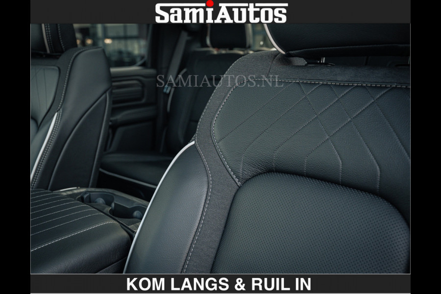Dodge Ram Limited 540 PK De Meest Luxe en Volle Pick-Up in zijn Klasse | Massage + Full Option | Comfortabele Dubbele Cabine met Royale 5 Zitplaatsen | BPM vrij | Nu Leverbaar uit Voorraad | Voorraad Nr 2351 - 7478 | De specialist in Amerikaanse pick‑ups in Nederland en Europa.