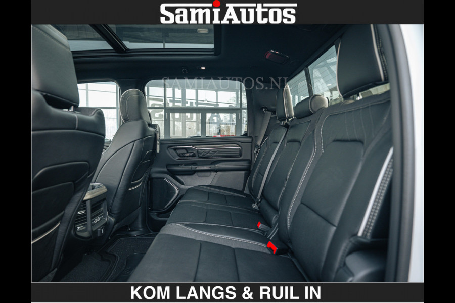 Dodge Ram Limited 540 PK De Meest Luxe en Volle Pick-Up in zijn Klasse | Massage + Full Option | Comfortabele Dubbele Cabine met Royale 5 Zitplaatsen | BPM vrij | Nu Leverbaar uit Voorraad | Voorraad Nr 2351 - 7478 | De specialist in Amerikaanse pick‑ups in Nederland en Europa.