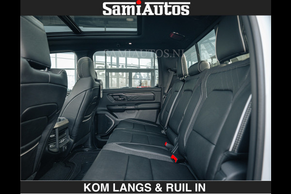 Dodge Ram Limited 540 PK De Meest Luxe en Volle Pick-Up in zijn Klasse | Massage + Full Option | Comfortabele Dubbele Cabine met Royale 5 Zitplaatsen | BPM vrij | Nu Leverbaar uit Voorraad | Voorraad Nr 2351 - 7478 | De specialist in Amerikaanse pick‑ups in Nederland en Europa.