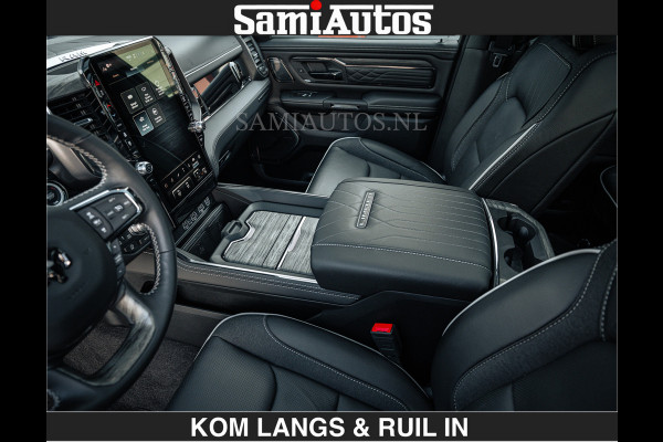 Dodge Ram Limited 540 PK De Meest Luxe en Volle Pick-Up in zijn Klasse | Massage + Full Option | Comfortabele Dubbele Cabine met Royale 5 Zitplaatsen | BPM vrij | Nu Leverbaar uit Voorraad | Voorraad Nr 2351 - 7478 | De specialist in Amerikaanse pick‑ups in Nederland en Europa.