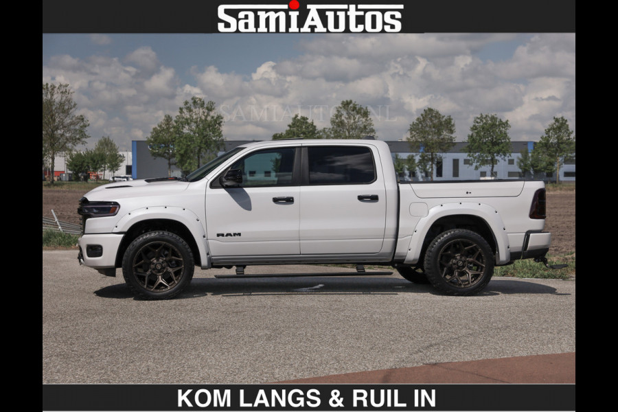 Dodge Ram Limited 540 PK De Meest Luxe en Volle Pick-Up in zijn Klasse | Massage + Full Option | Comfortabele Dubbele Cabine met Royale 5 Zitplaatsen | BPM vrij | Nu Leverbaar uit Voorraad | Voorraad Nr 2351 - 7478 | De specialist in Amerikaanse pick‑ups in Nederland en Europa.
