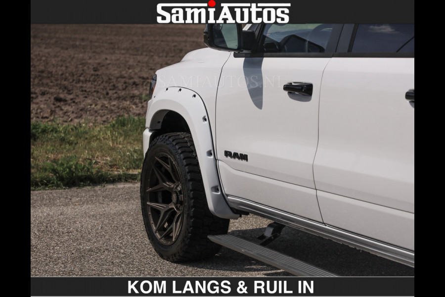 Dodge Ram Limited 540 PK De Meest Luxe en Volle Pick-Up in zijn Klasse | Massage + Full Option | Comfortabele Dubbele Cabine met Royale 5 Zitplaatsen | BPM vrij | Nu Leverbaar uit Voorraad | Voorraad Nr 2351 - 7478 | De specialist in Amerikaanse pick‑ups in Nederland en Europa.
