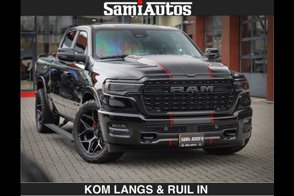 Dodge Ram Limited 540 PK | De Meest Luxe en Volle Pick-Up in zijn Klasse | Massage + Full Option | Comfortabele Dubbele Cabine met Royale 5 Zitplaatsen | BPM vrij | Nu Leverbaar uit Voorraad | Voorraad Nr 2334 - 5409 | De specialist in Amerikaanse pick‑ups in Nederland en Europa.