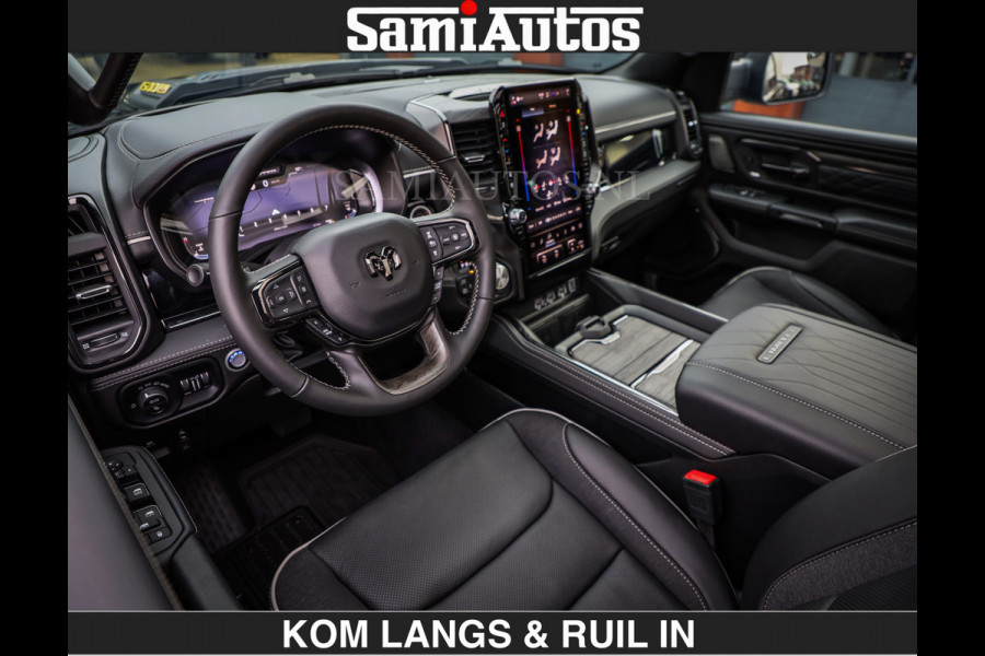 Dodge Ram Limited 540 PK | De Meest Luxe en Volle Pick-Up in zijn Klasse | Massage + Full Option | Comfortabele Dubbele Cabine met Royale 5 Zitplaatsen | BPM vrij | Nu Leverbaar uit Voorraad | Voorraad Nr 2334 - 5409 | De specialist in Amerikaanse pick‑ups in Nederland en Europa.