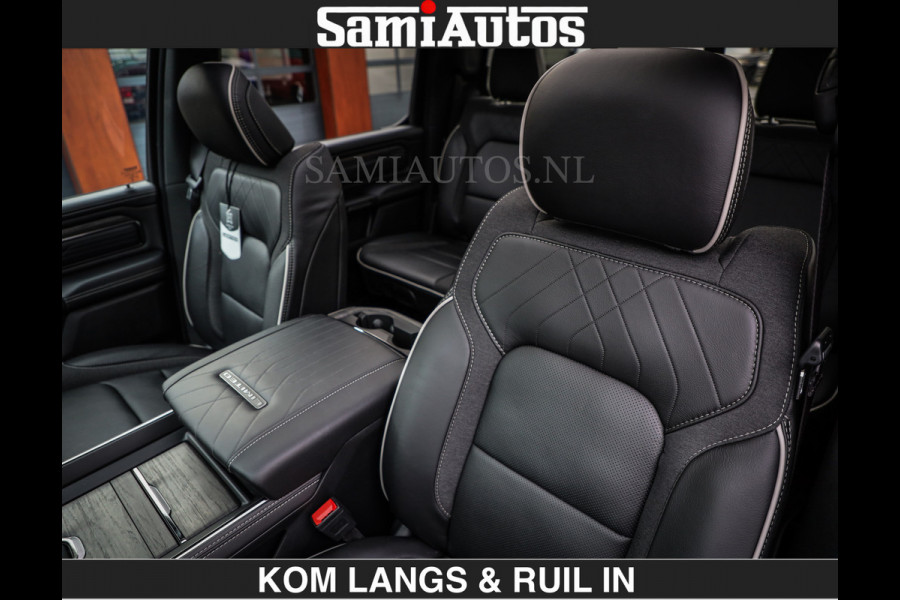 Dodge Ram Limited 540 PK | De Meest Luxe en Volle Pick-Up in zijn Klasse | Massage + Full Option | Comfortabele Dubbele Cabine met Royale 5 Zitplaatsen | BPM vrij | Nu Leverbaar uit Voorraad | Voorraad Nr 2334 - 5409 | De specialist in Amerikaanse pick‑ups in Nederland en Europa.