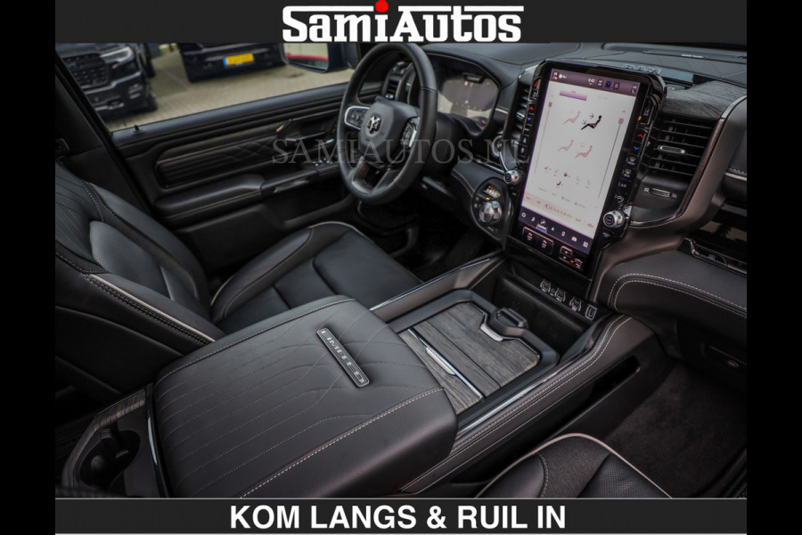 Dodge Ram Limited 540 PK | De Meest Luxe en Volle Pick-Up in zijn Klasse | Massage + Full Option | Comfortabele Dubbele Cabine met Royale 5 Zitplaatsen | BPM vrij | Nu Leverbaar uit Voorraad | Voorraad Nr 2334 - 5409 | De specialist in Amerikaanse pick‑ups in Nederland en Europa.