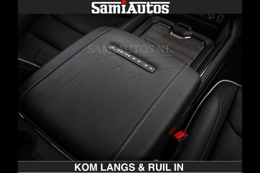 Dodge Ram Limited 540 PK | De Meest Luxe en Volle Pick-Up in zijn Klasse | Massage + Full Option | Comfortabele Dubbele Cabine met Royale 5 Zitplaatsen | BPM vrij | Nu Leverbaar uit Voorraad | Voorraad Nr 2334 - 5409 | De specialist in Amerikaanse pick‑ups in Nederland en Europa.
