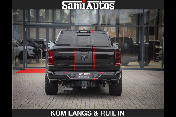 Dodge Ram Limited 540 PK | De Meest Luxe en Volle Pick-Up in zijn Klasse | Massage + Full Option | Comfortabele Dubbele Cabine met Royale 5 Zitplaatsen | BPM vrij | Nu Leverbaar uit Voorraad | Voorraad Nr 2334 - 5409 | De specialist in Amerikaanse pick‑ups in Nederland en Europa.