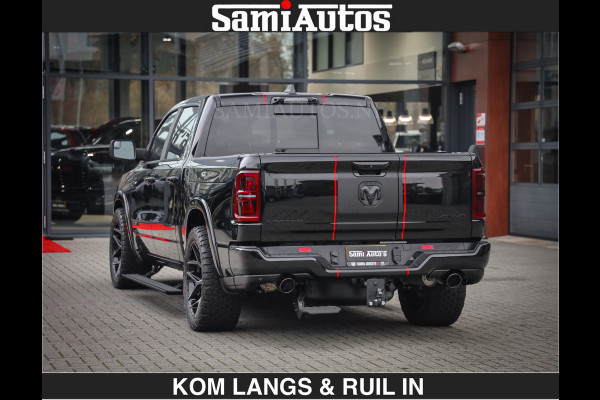 Dodge Ram Limited 540 PK | De Meest Luxe en Volle Pick-Up in zijn Klasse | Massage + Full Option | Comfortabele Dubbele Cabine met Royale 5 Zitplaatsen | BPM vrij | Nu Leverbaar uit Voorraad | Voorraad Nr 2334 - 5409 | De specialist in Amerikaanse pick‑ups in Nederland en Europa.