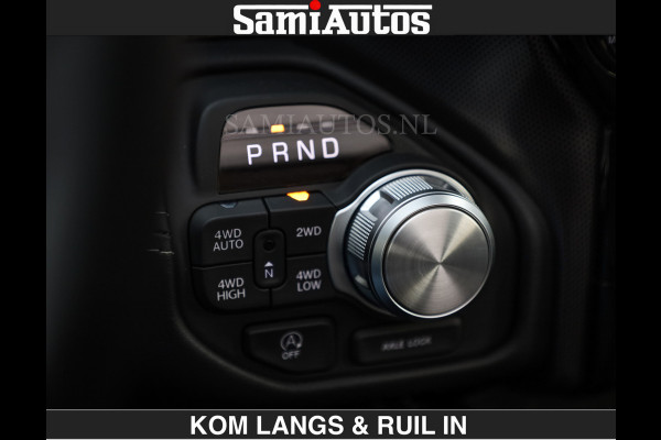 Dodge Ram Limited 540 PK | De Meest Luxe en Volle Pick-Up in zijn Klasse | Massage + Full Option | Comfortabele Dubbele Cabine met Royale 5 Zitplaatsen | BPM vrij | Nu Leverbaar uit Voorraad | Voorraad Nr 2334 - 5409 | De specialist in Amerikaanse pick‑ups in Nederland en Europa.
