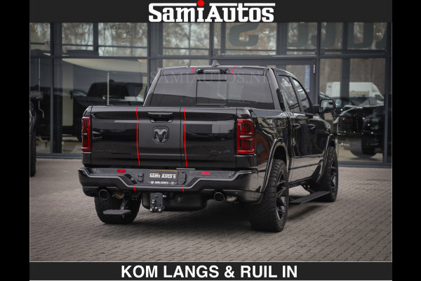 Dodge Ram Limited 540 PK | De Meest Luxe en Volle Pick-Up in zijn Klasse | Massage + Full Option | Comfortabele Dubbele Cabine met Royale 5 Zitplaatsen | BPM vrij | Nu Leverbaar uit Voorraad | Voorraad Nr 2334 - 5409 | De specialist in Amerikaanse pick‑ups in Nederland en Europa.