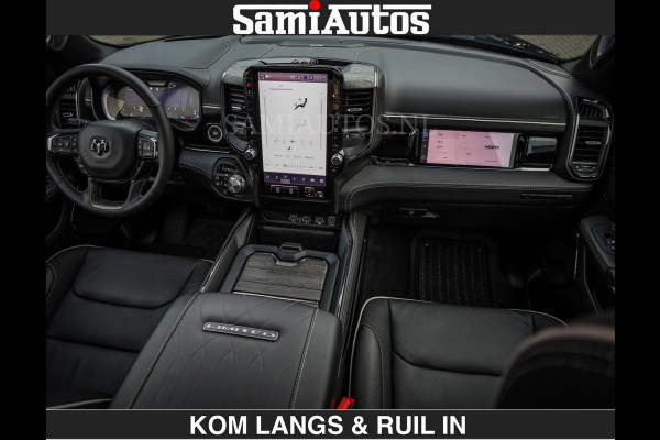 Dodge Ram Limited 540 PK | De Meest Luxe en Volle Pick-Up in zijn Klasse | Massage + Full Option | Comfortabele Dubbele Cabine met Royale 5 Zitplaatsen | BPM vrij | Nu Leverbaar uit Voorraad | Voorraad Nr 2334 - 5409 | De specialist in Amerikaanse pick‑ups in Nederland en Europa.
