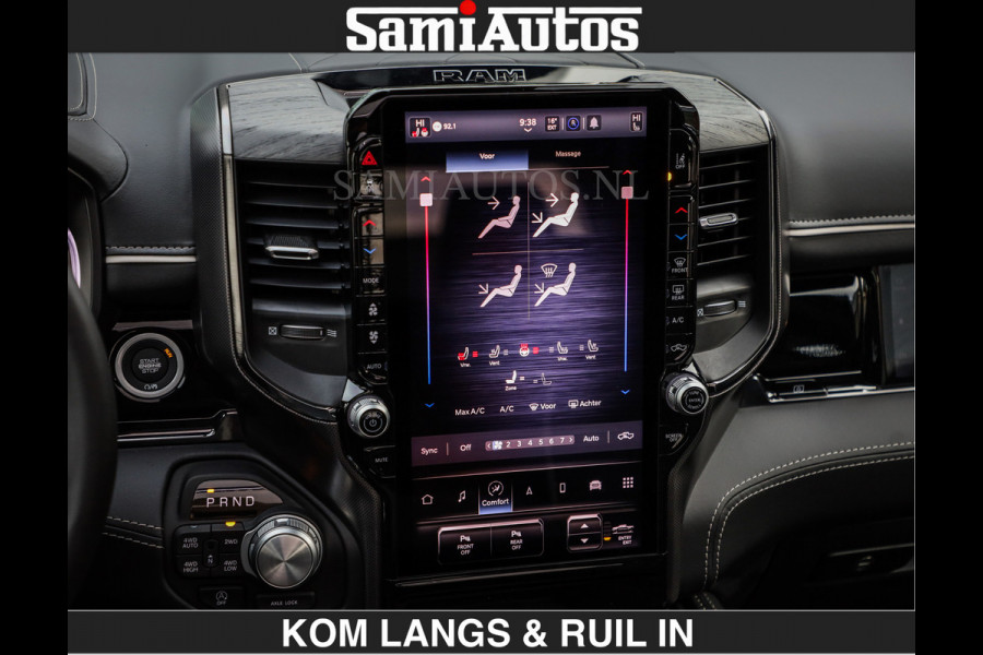 Dodge Ram Limited 540 PK | De Meest Luxe en Volle Pick-Up in zijn Klasse | Massage + Full Option | Comfortabele Dubbele Cabine met Royale 5 Zitplaatsen | BPM vrij | Nu Leverbaar uit Voorraad | Voorraad Nr 2334 - 5409 | De specialist in Amerikaanse pick‑ups in Nederland en Europa.