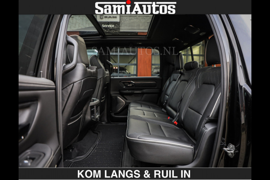 Dodge Ram Limited 540 PK | De Meest Luxe en Volle Pick-Up in zijn Klasse | Massage + Full Option | Comfortabele Dubbele Cabine met Royale 5 Zitplaatsen | BPM vrij | Nu Leverbaar uit Voorraad | Voorraad Nr 2334 - 5409 | De specialist in Amerikaanse pick‑ups in Nederland en Europa.