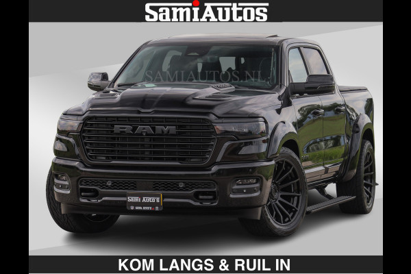 Dodge Ram BOM VOL | Night Premium | Full Option | De Meest Luxe Pick-Up in zijn Klasse | Comfortabele Dubbele Cabine met Royale 5 Zitplaatsen | BPM vrij | Nu Leverbaar uit Voorraad | Voorraad Nr 2287 - 3384 | De specialist in Amerikaanse pick‑ups in Nederland en Europa.