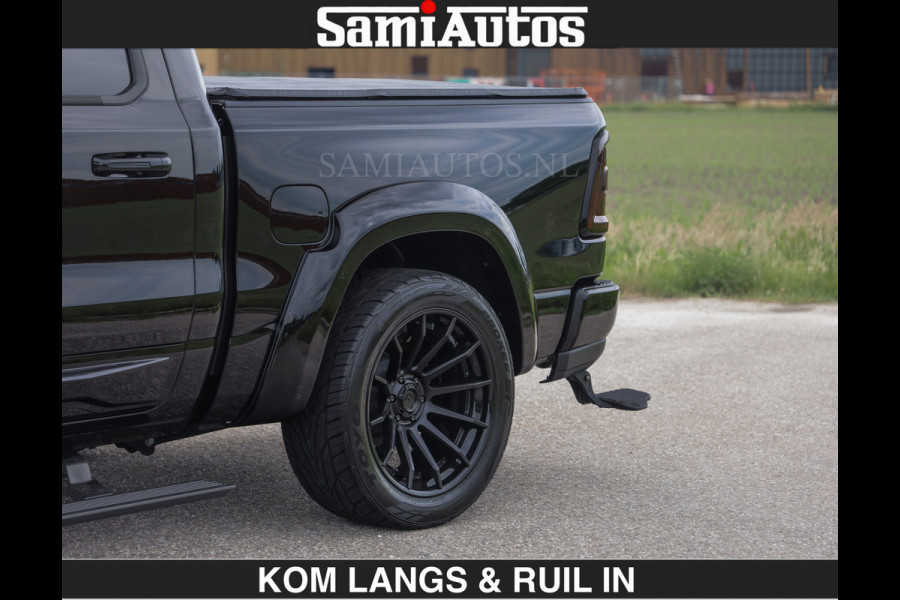 Dodge Ram BOM VOL | Night Premium | Full Option | De Meest Luxe Pick-Up in zijn Klasse | Comfortabele Dubbele Cabine met Royale 5 Zitplaatsen | BPM vrij | Nu Leverbaar uit Voorraad | Voorraad Nr 2287 - 3384 | De specialist in Amerikaanse pick‑ups in Nederland en Europa.