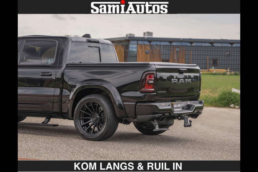 Dodge Ram BOM VOL | Night Premium | Full Option | De Meest Luxe Pick-Up in zijn Klasse | Comfortabele Dubbele Cabine met Royale 5 Zitplaatsen | BPM vrij | Nu Leverbaar uit Voorraad | Voorraad Nr 2287 - 3384 | De specialist in Amerikaanse pick‑ups in Nederland en Europa.