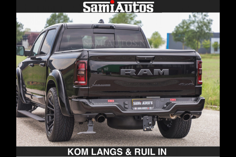 Dodge Ram BOM VOL | Night Premium | Full Option | De Meest Luxe Pick-Up in zijn Klasse | Comfortabele Dubbele Cabine met Royale 5 Zitplaatsen | BPM vrij | Nu Leverbaar uit Voorraad | Voorraad Nr 2287 - 3384 | De specialist in Amerikaanse pick‑ups in Nederland en Europa.