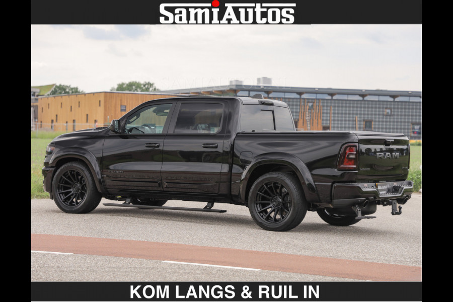 Dodge Ram BOM VOL | Night Premium | Full Option | De Meest Luxe Pick-Up in zijn Klasse | Comfortabele Dubbele Cabine met Royale 5 Zitplaatsen | BPM vrij | Nu Leverbaar uit Voorraad | Voorraad Nr 2287 - 3384 | De specialist in Amerikaanse pick‑ups in Nederland en Europa.