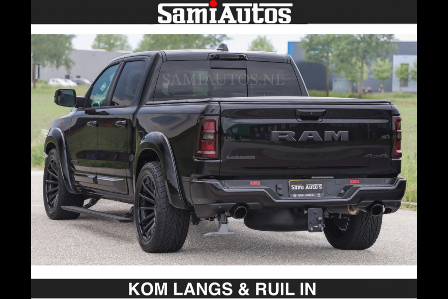 Dodge Ram BOM VOL | Night Premium | Full Option | De Meest Luxe Pick-Up in zijn Klasse | Comfortabele Dubbele Cabine met Royale 5 Zitplaatsen | BPM vrij | Nu Leverbaar uit Voorraad | Voorraad Nr 2287 - 3384 | De specialist in Amerikaanse pick‑ups in Nederland en Europa.