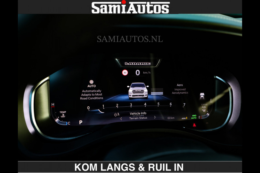 Dodge Ram BOM VOL | Night Premium | Full Option | De Meest Luxe Pick-Up in zijn Klasse | Comfortabele Dubbele Cabine met Royale 5 Zitplaatsen | BPM vrij | Nu Leverbaar uit Voorraad | Voorraad Nr 2287 - 3384 | De specialist in Amerikaanse pick‑ups in Nederland en Europa.